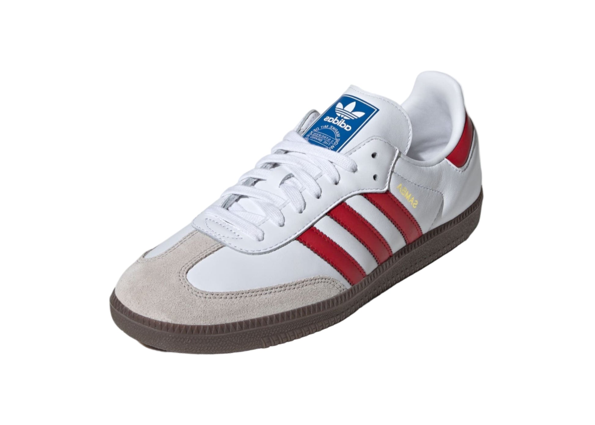 Adidas Samba OG "White Better Scarlet" IG1025 Front View
