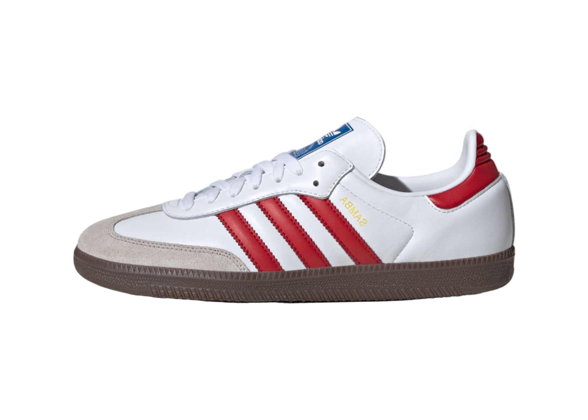 Adidas Samba OG "White Better Scarlet" IG1025 Side View