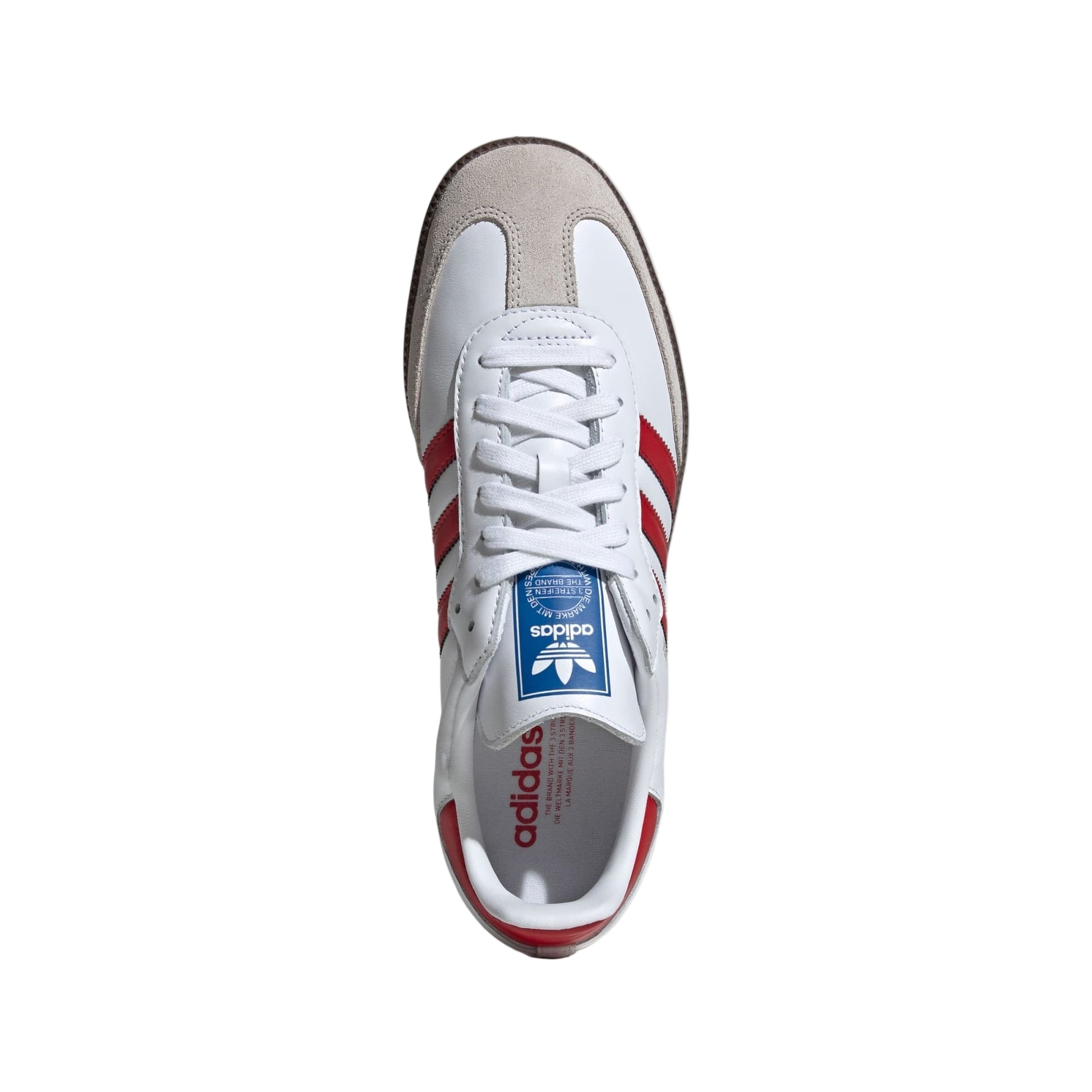 Adidas Samba OG "White Better Scarlet" IG1025 Top View