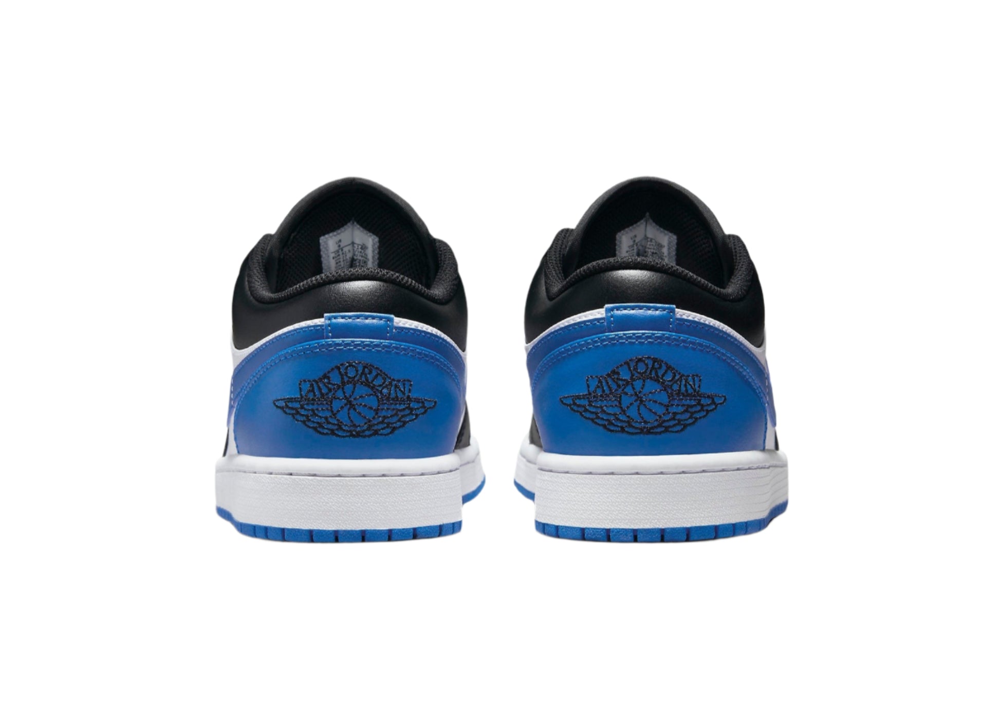 Air Jordan 1 Low Royal Toe 2.0 553558-140 Heel View