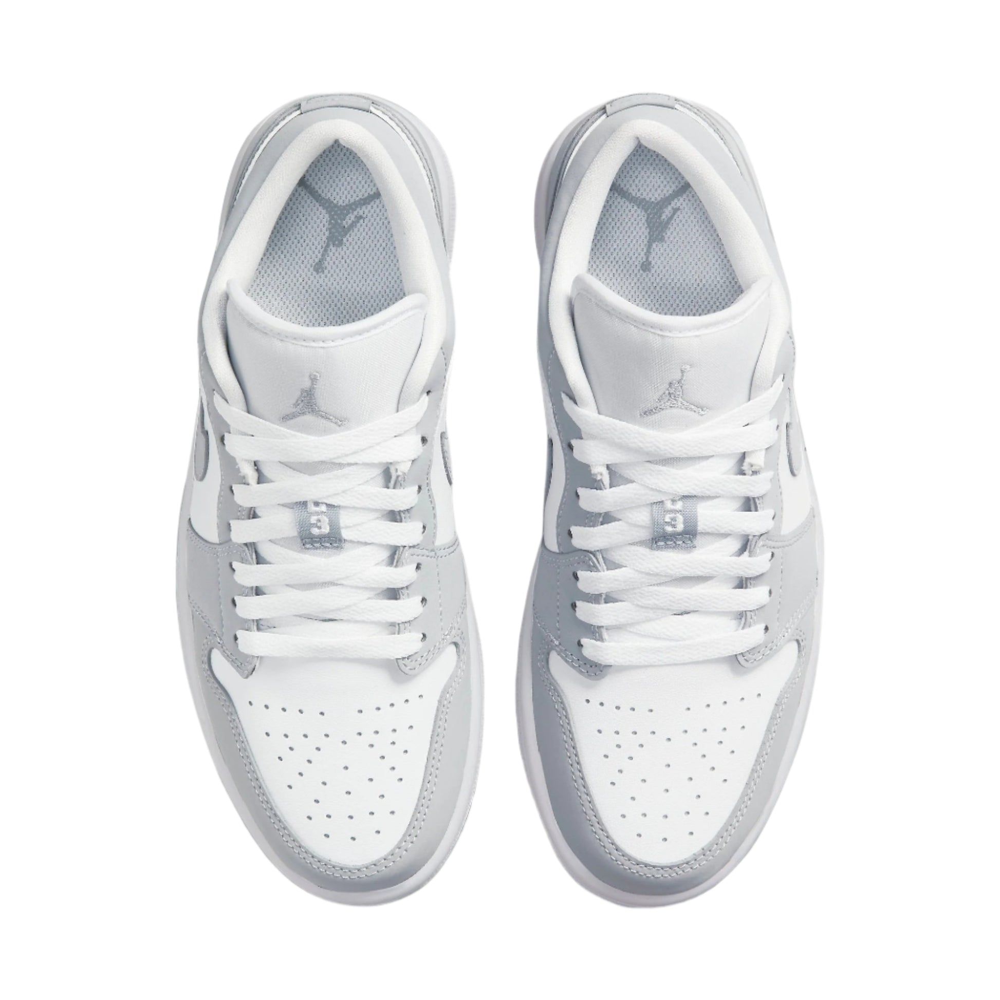 Air Jordan 1 Low Wolf Grey DC0774-105 Top View