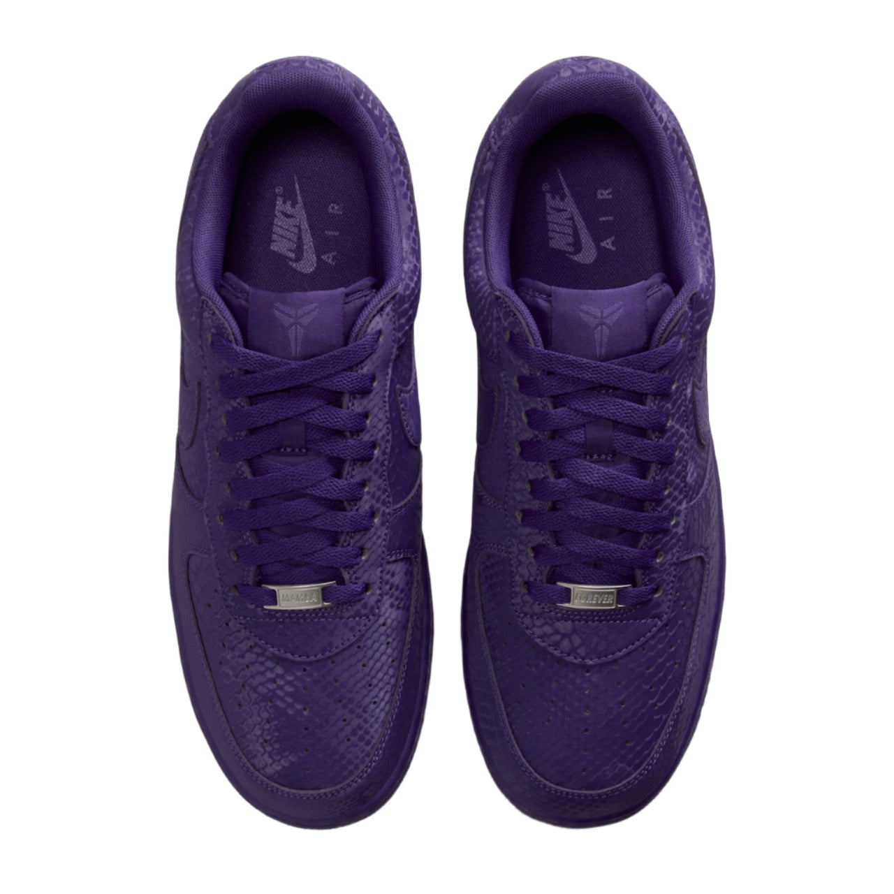 Nike Air Force 1 Kobe "Court Purple" IB0018-500 Top View