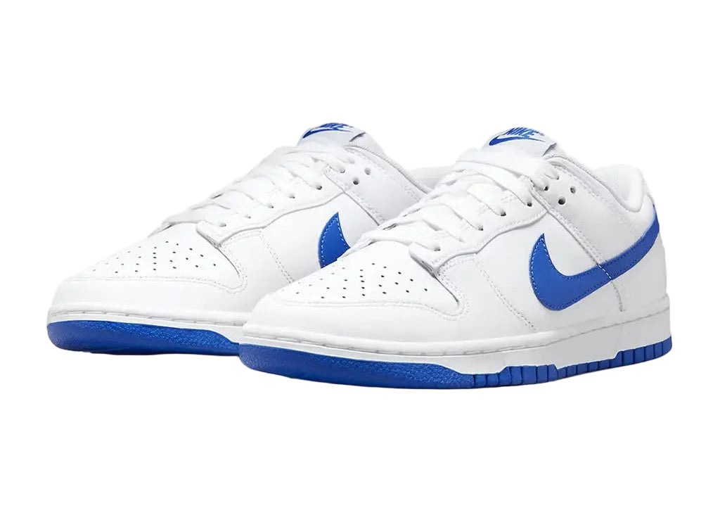 Nike Dunk Low "White Hyper Royal" DV0831-104 On Feet View