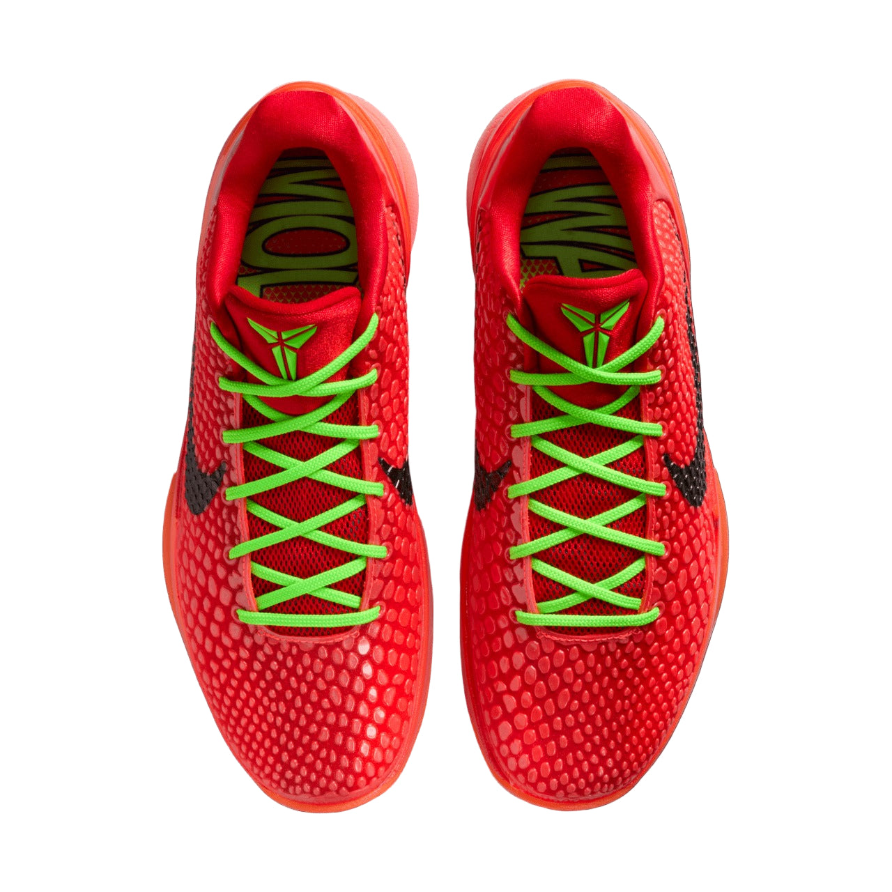 Nike Kobe 6 Protro "Reverse Grinch" FV4921-600 Top View