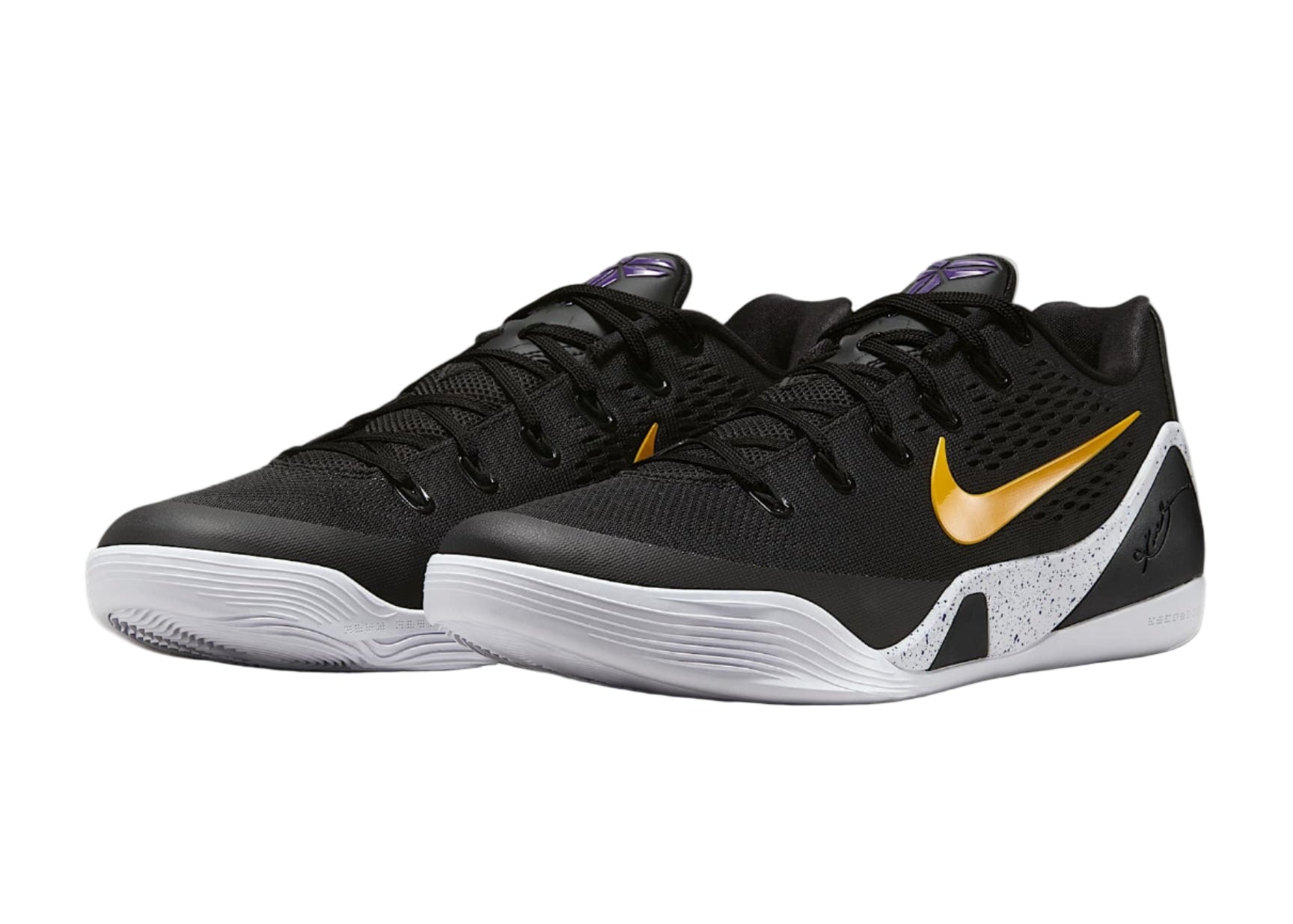 Nike Kobe 9 Protro Low "Black University Gold" IH1401-002 Front View