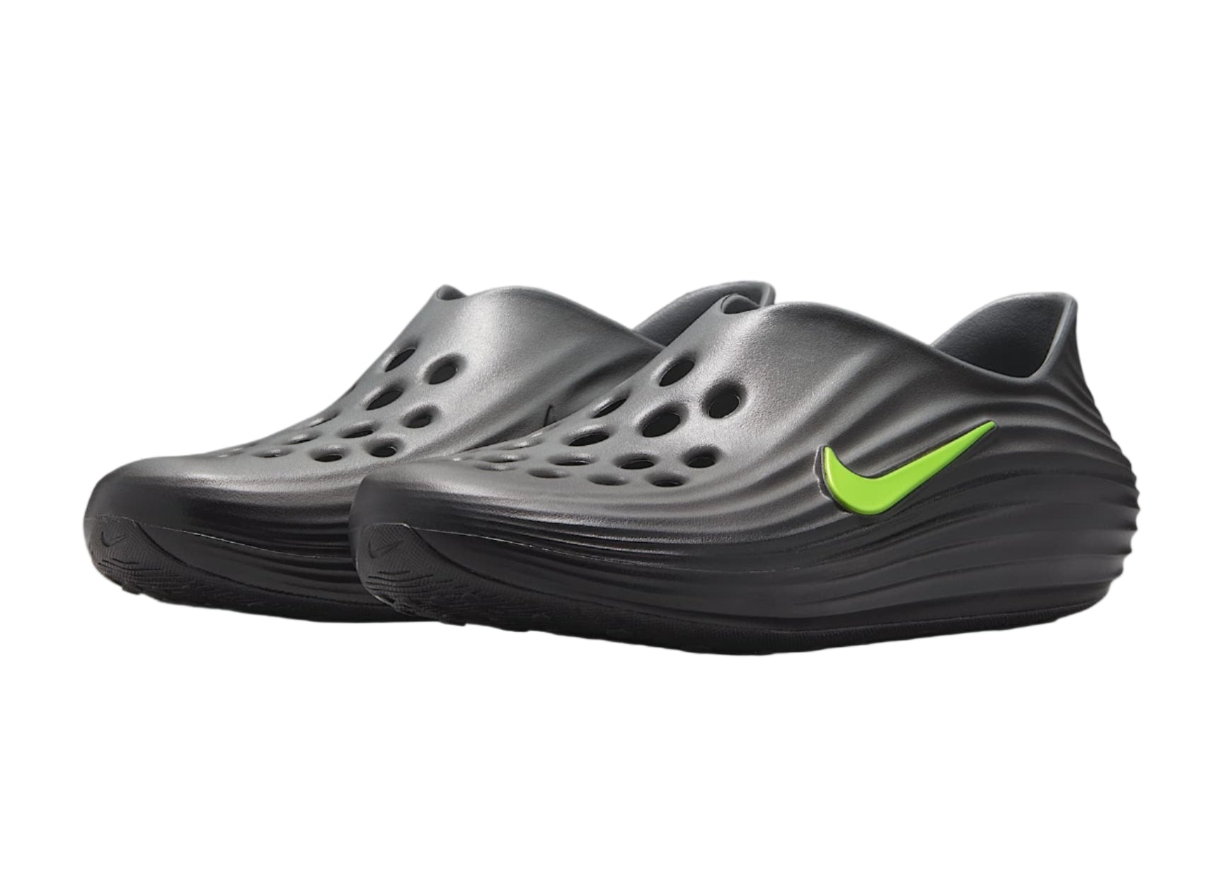 Nike ReactX Rejuven8 Clog "Black Volt" HV5060-003 Front View