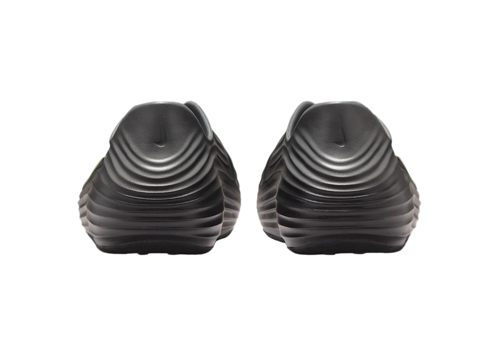 Nike ReactX Rejuven8 Clog "Black Volt" HV5060-003 Heel View