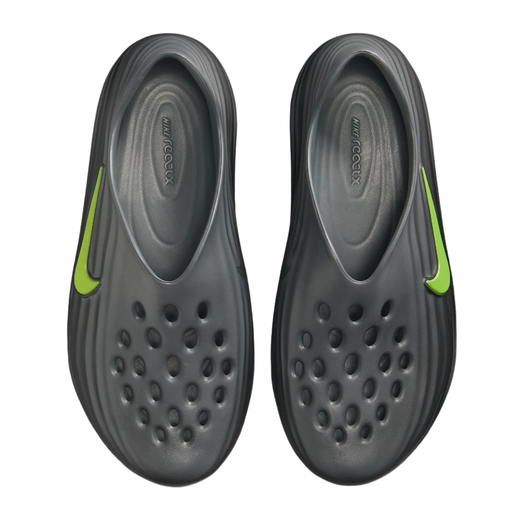 Nike ReactX Rejuven8 Clog "Black Volt" HV5060-003 Top View