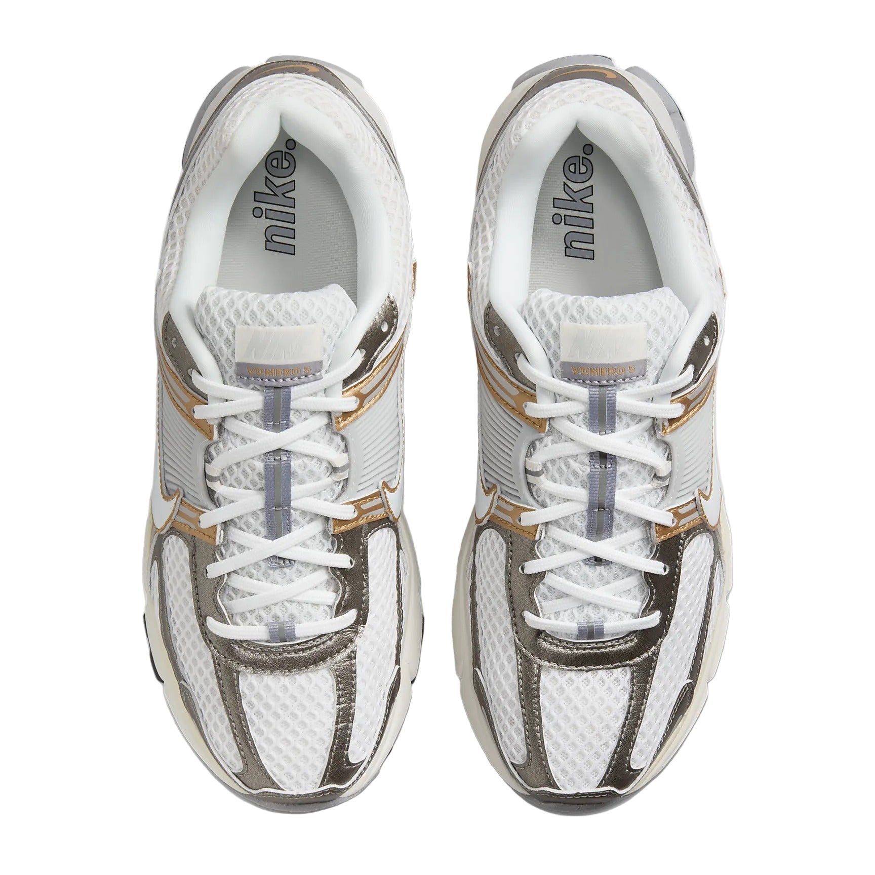 Nike Vomero 5 "Platinum Tint Metallic Gold" HJ7247-099 Top View