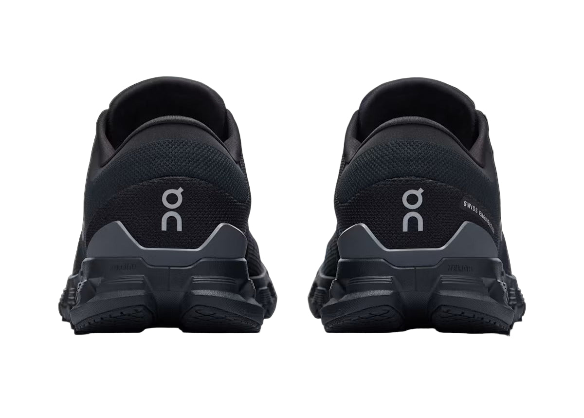 On Cloud X4 "Black Eclipse" 3WE30070106 Heel View