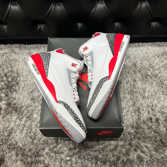 Jordan 3 Fire Red size 12 used