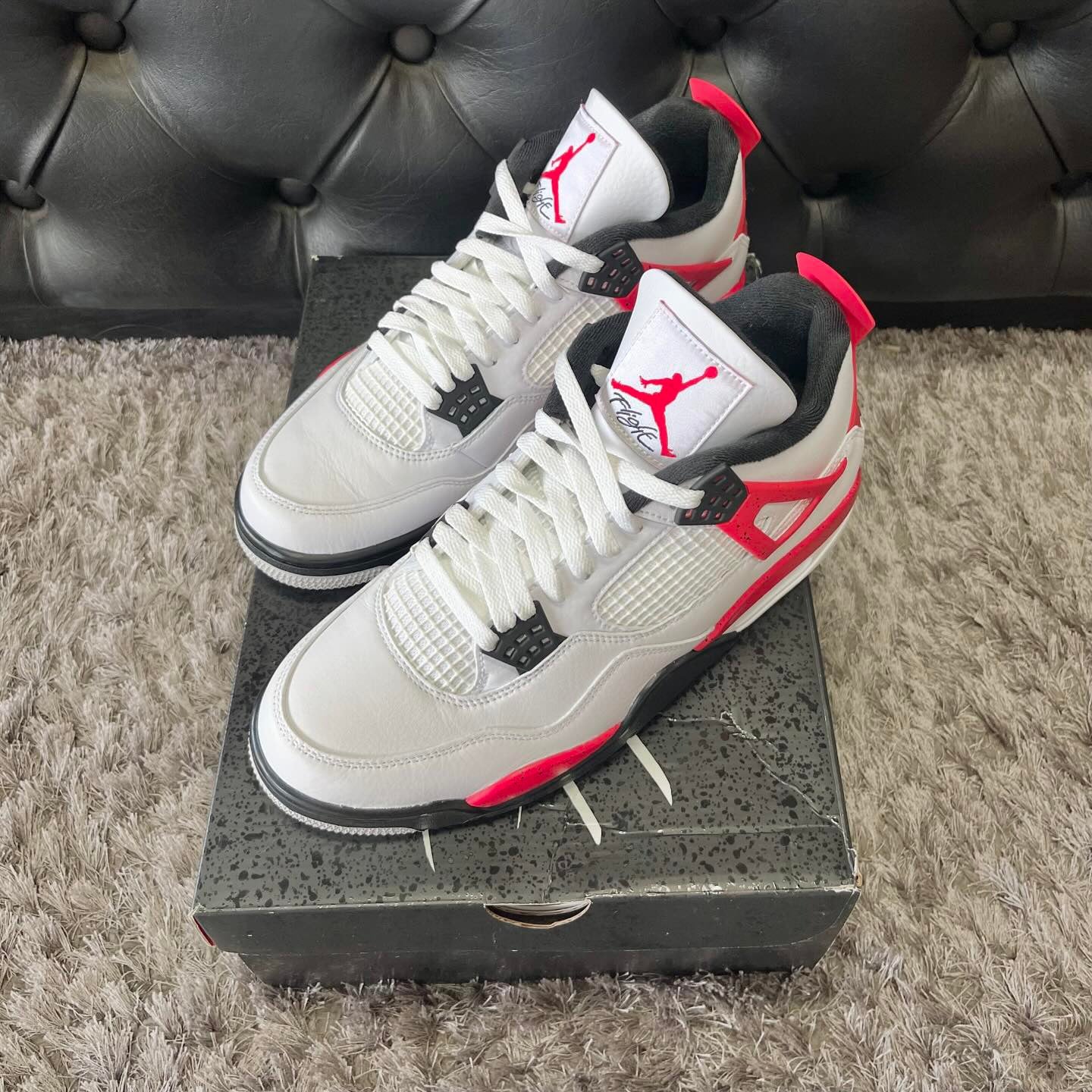 Jordan 4 Red Cement size 10 used