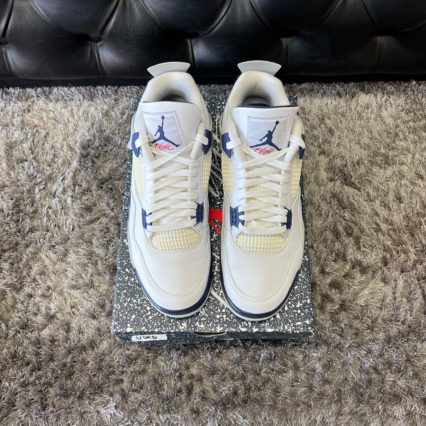 Jordan 4 Midnight Navy size 11 used