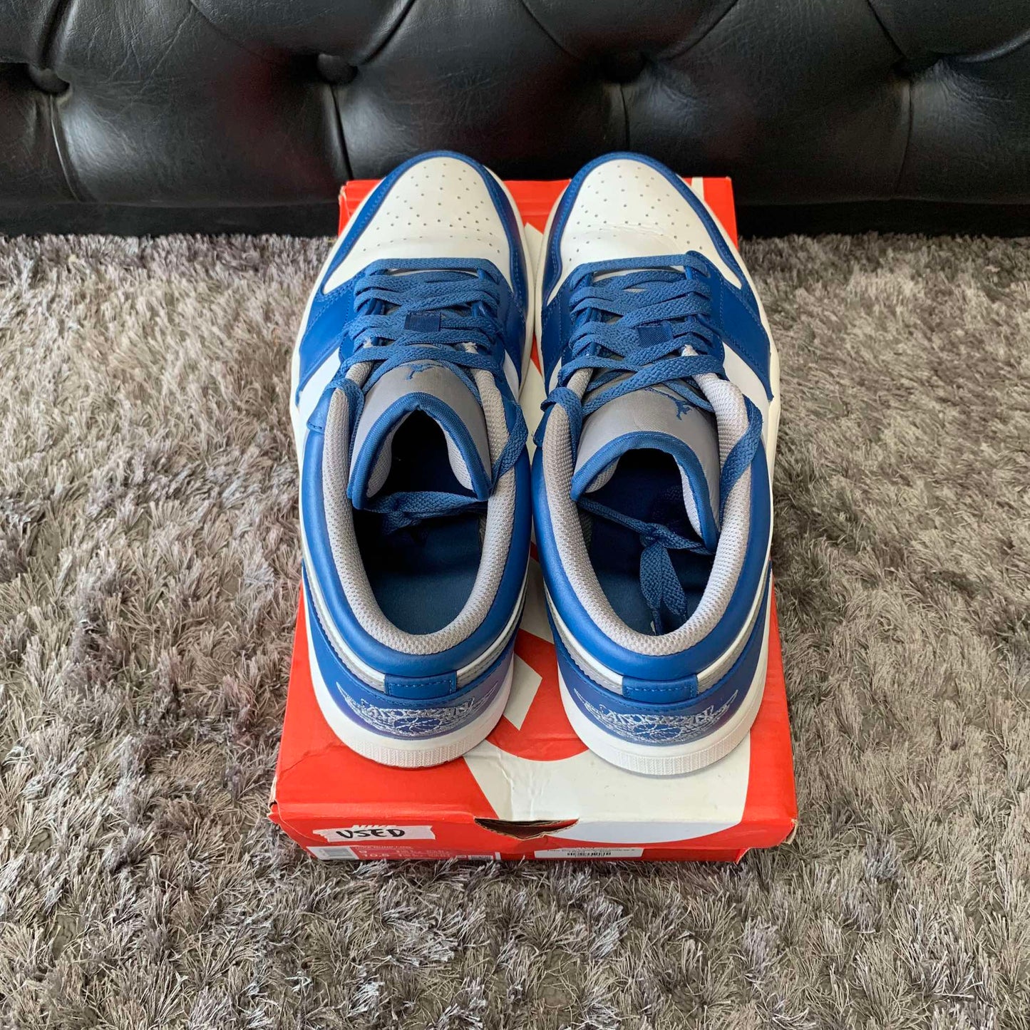 Jordan 1 Low True Blue size 10.5 used