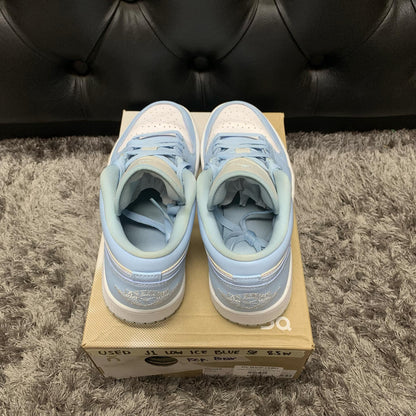 Jordan 1 Low Ice Blue size 8.5w used