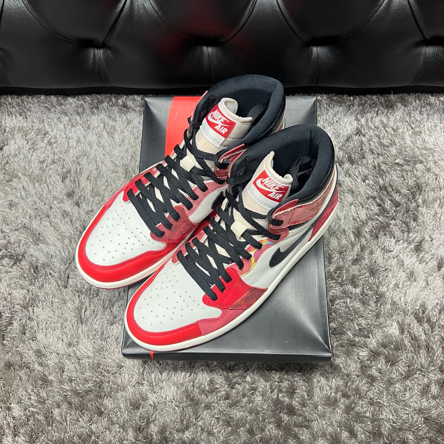 Jordan 1 High Spider Verse size 10.5 used