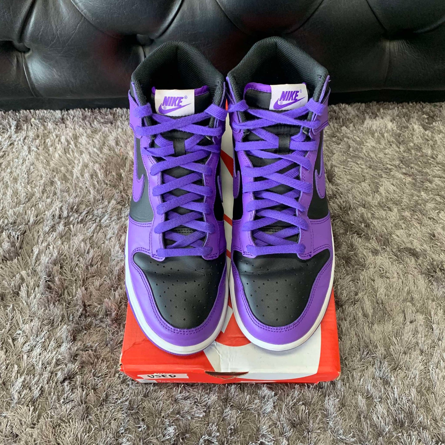 Nike Dunk High Psychic Purple size 9.5 used