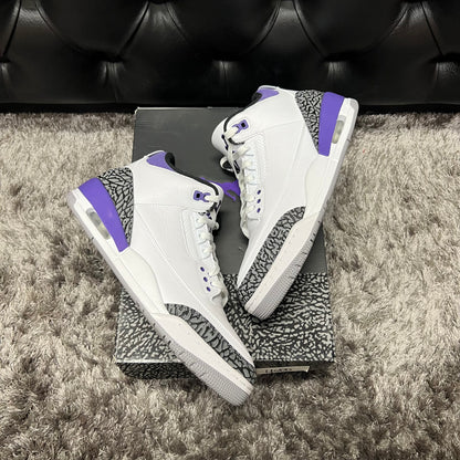 Jordan 3 Dark Iris size 9.5 used