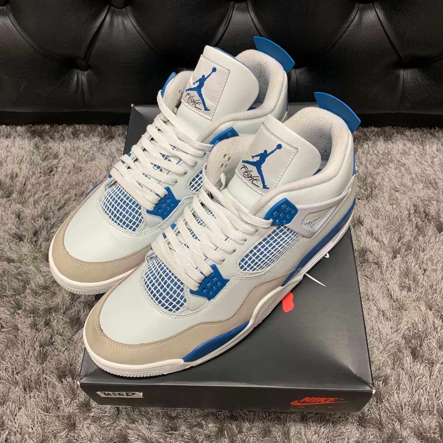 Jordan 4 Military Blue size 13 used