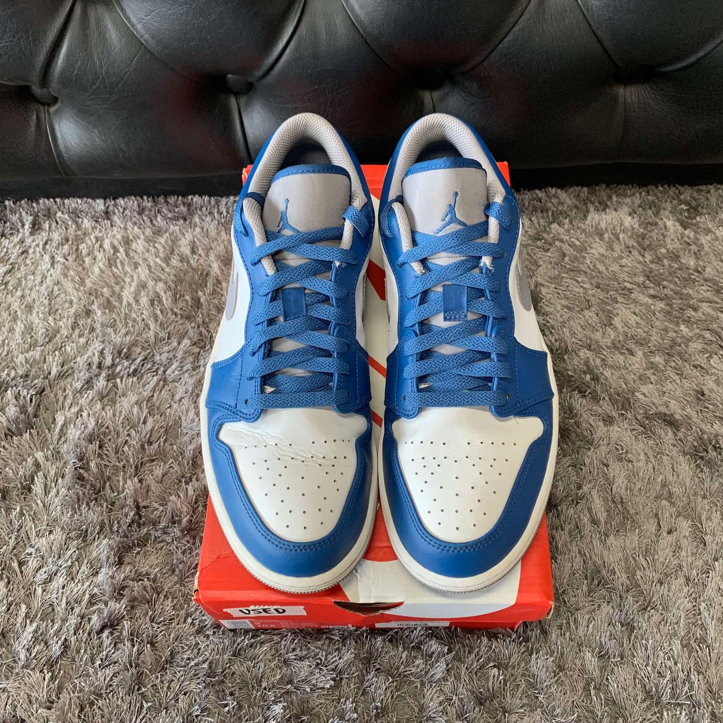 Jordan 1 Low True Blue size 10.5 used