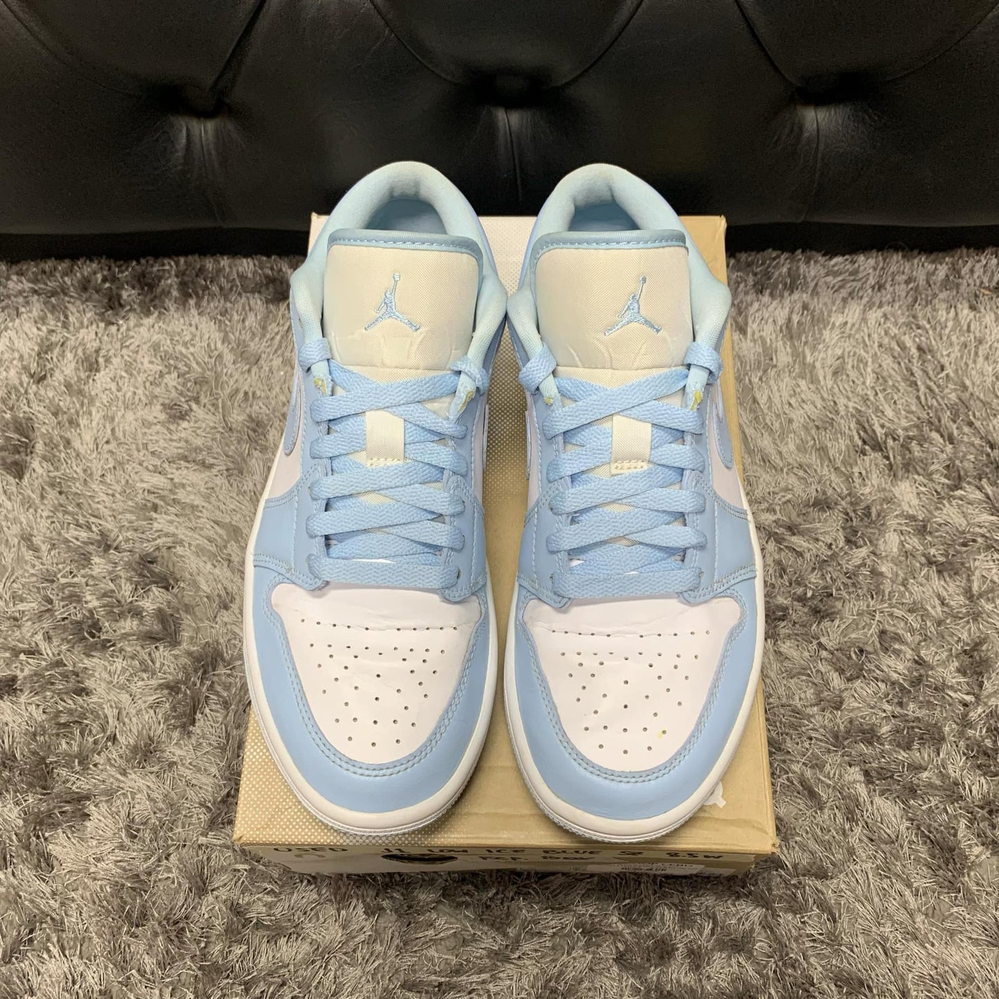 Jordan 1 Low Ice Blue size 8.5w used