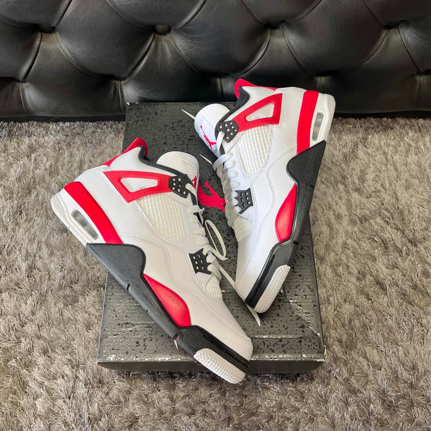 Jordan 4 Red Cement size 10 used