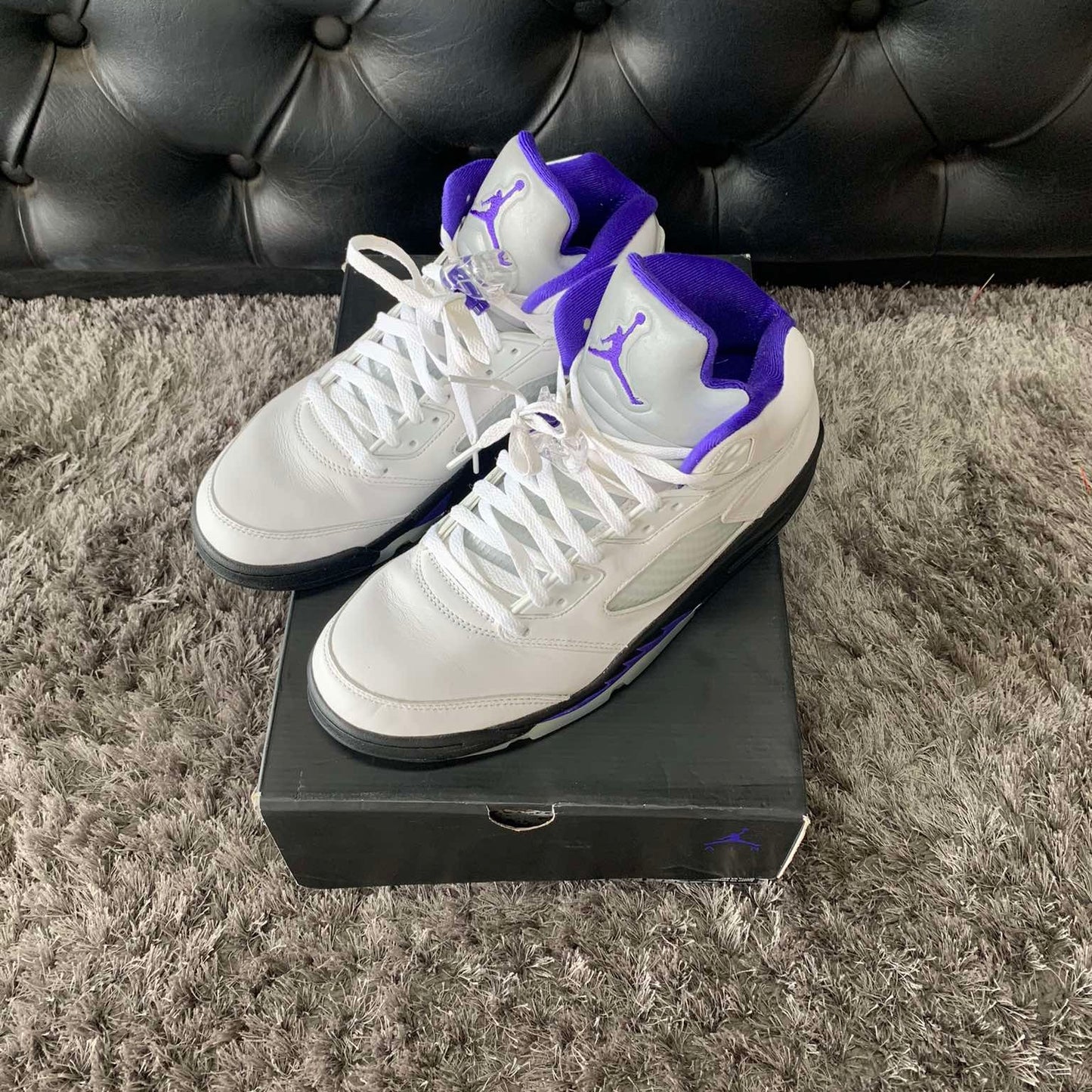 Jordan 5 Dark Concord size 10 used