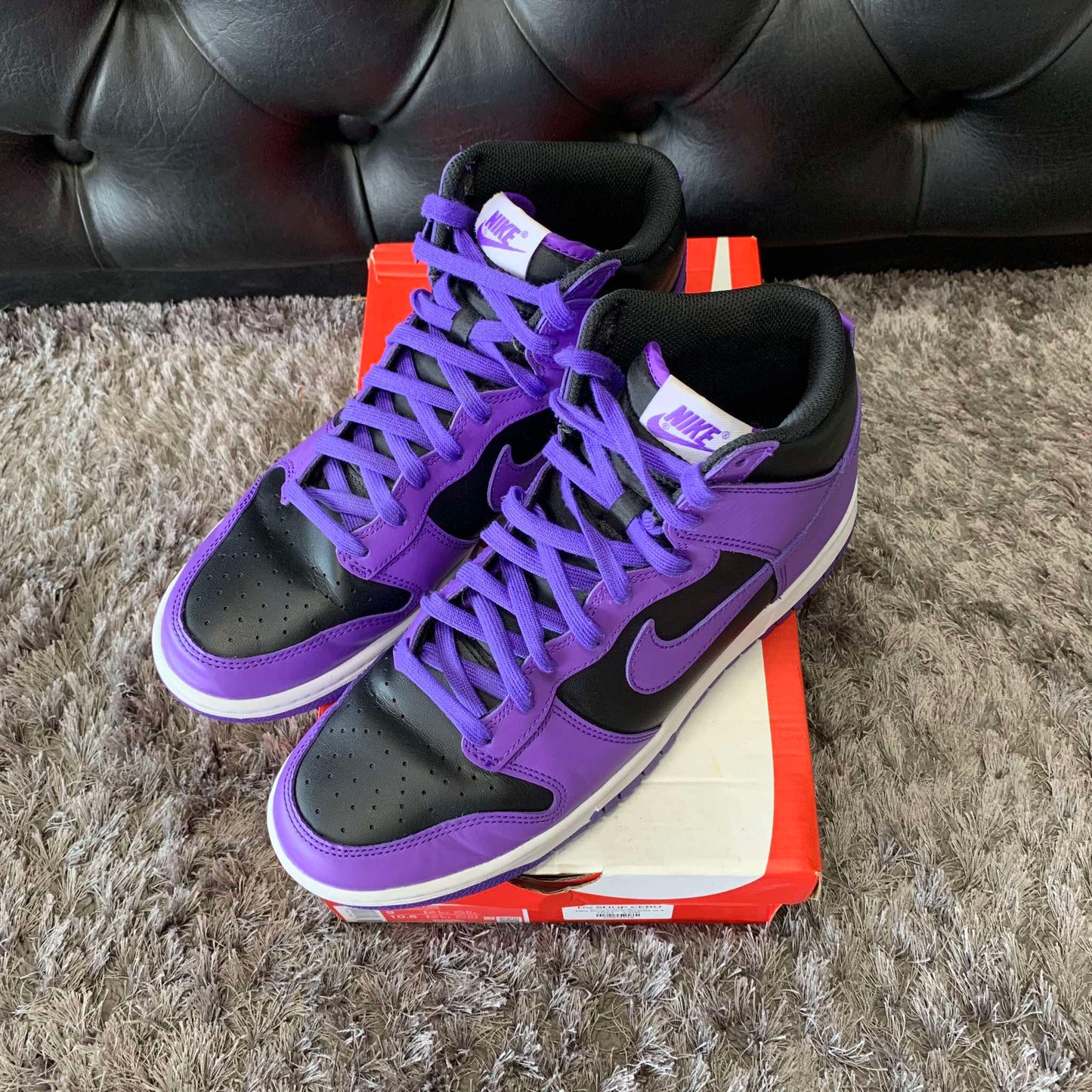 Nike Dunk High Psychic Purple size 9.5 used