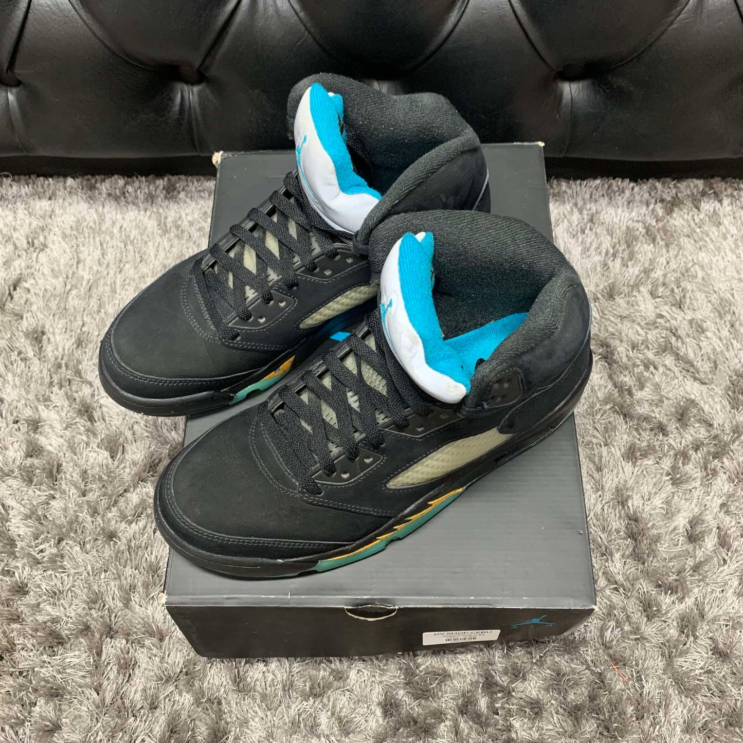 Jordan 5 Aqua size 8.5 used