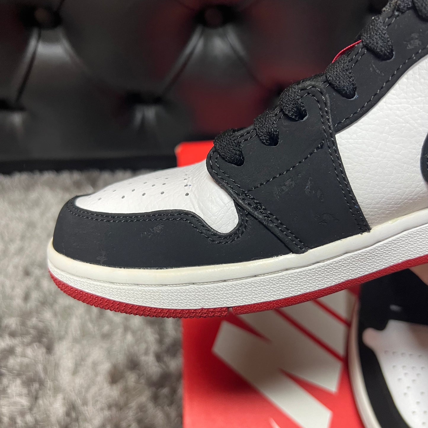 Jordan 1 Low Black Toe size 11 used