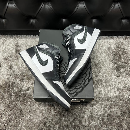 Jordan 1 Mid Black Elephant size 9.5 used