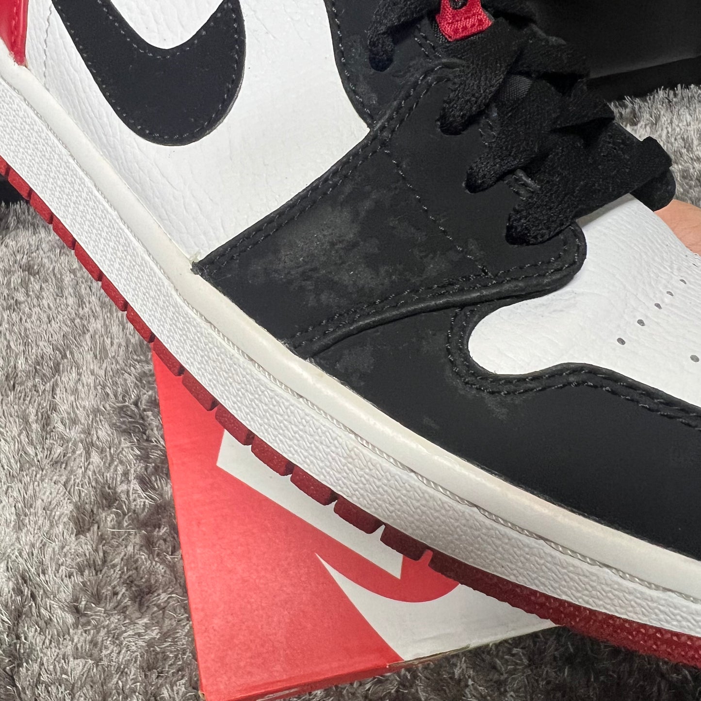 Jordan 1 Low Black Toe size 11 used