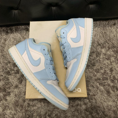 Jordan 1 Low Ice Blue size 8.5w used