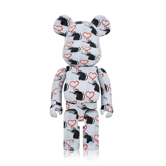 Bearbrick Banksy Rat Art