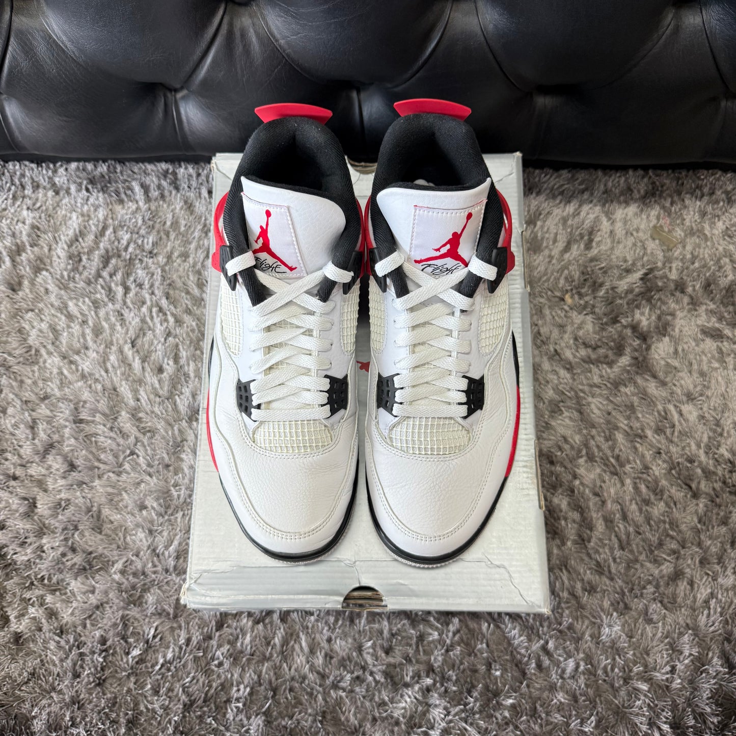 Jordan 4 Red Cement size 10.5 used