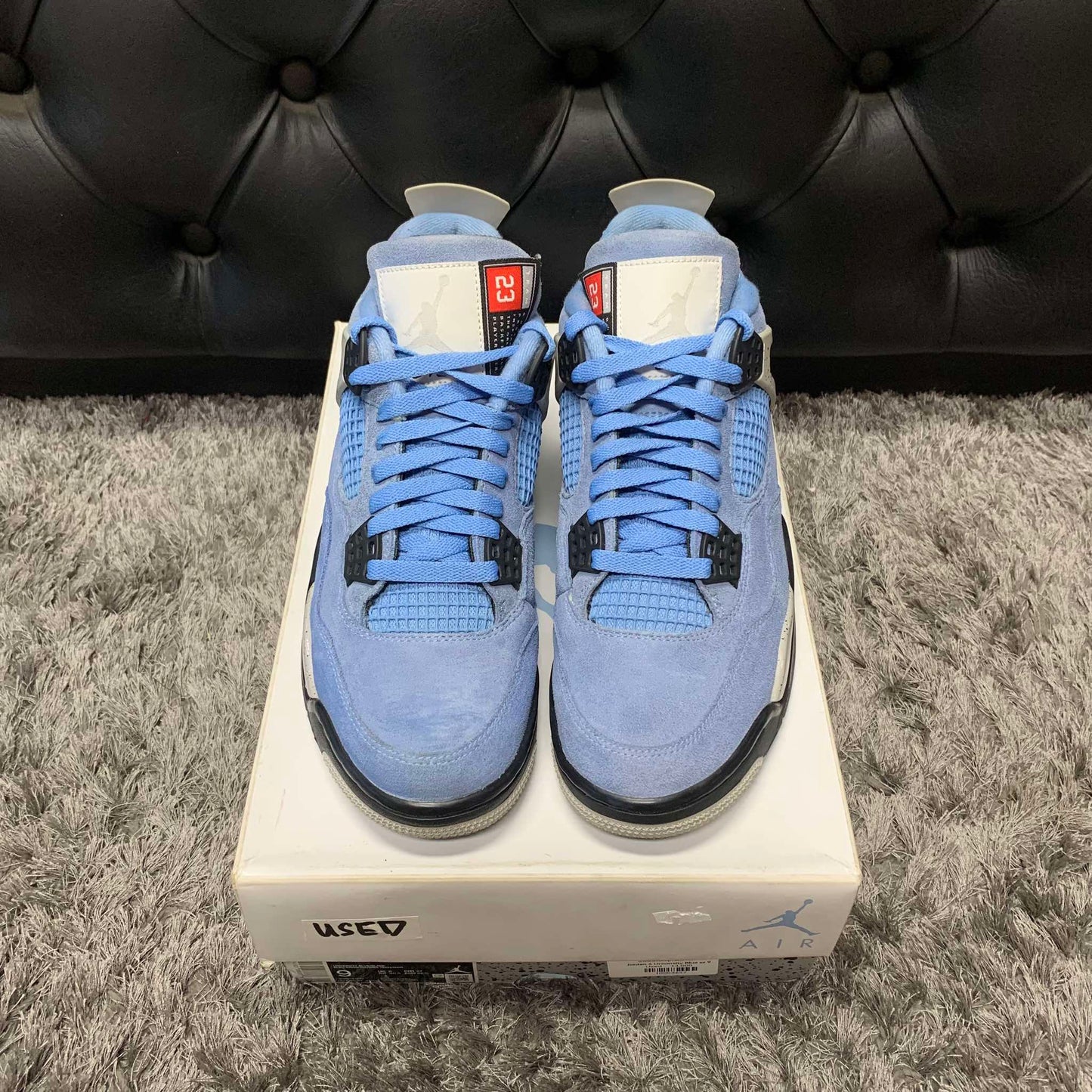 Jordan 4 University Blue size 9 used