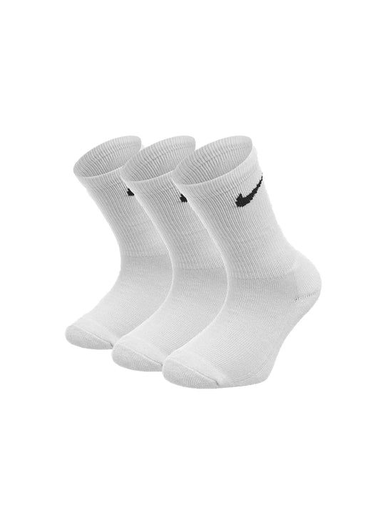 Nike Crew Socks White Youth 3 Pack