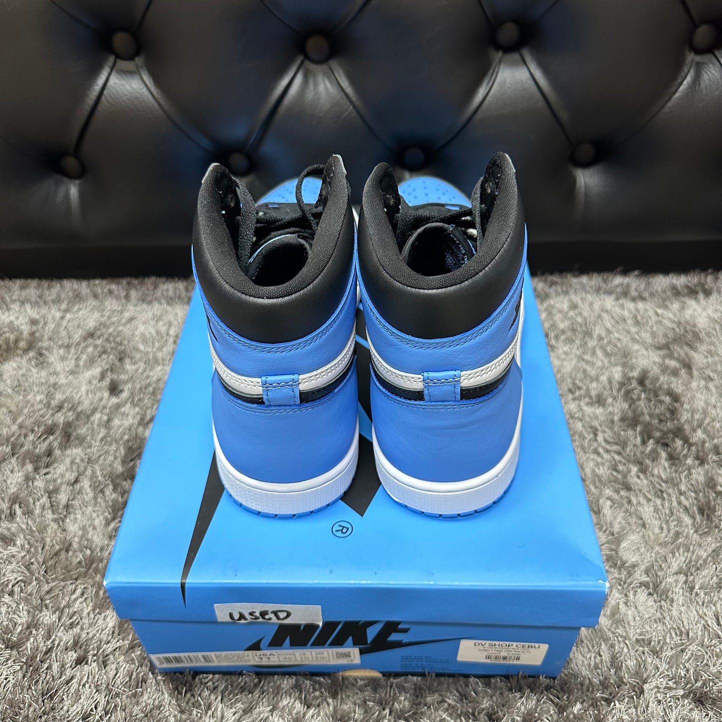 Jordan 1 High UNC Toe size 11 used