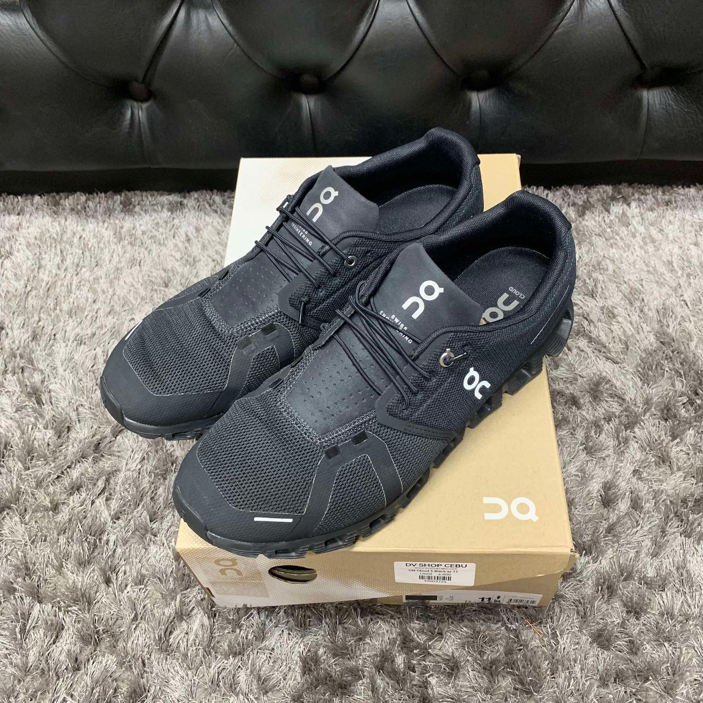 ON Cloud 5 Black size 11 used