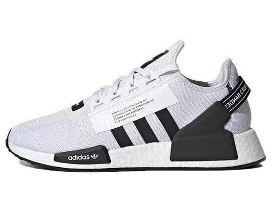 Adidas NMD R1 V2 White Black Stripes