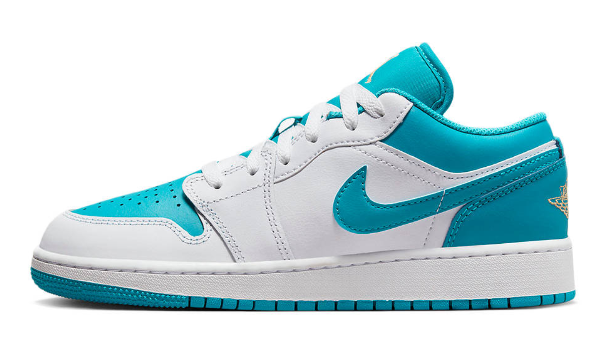 jordan1lowwhiteteal