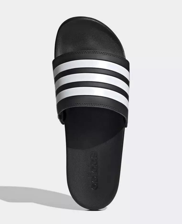 Adidas Adilette Comfort Slides Black White