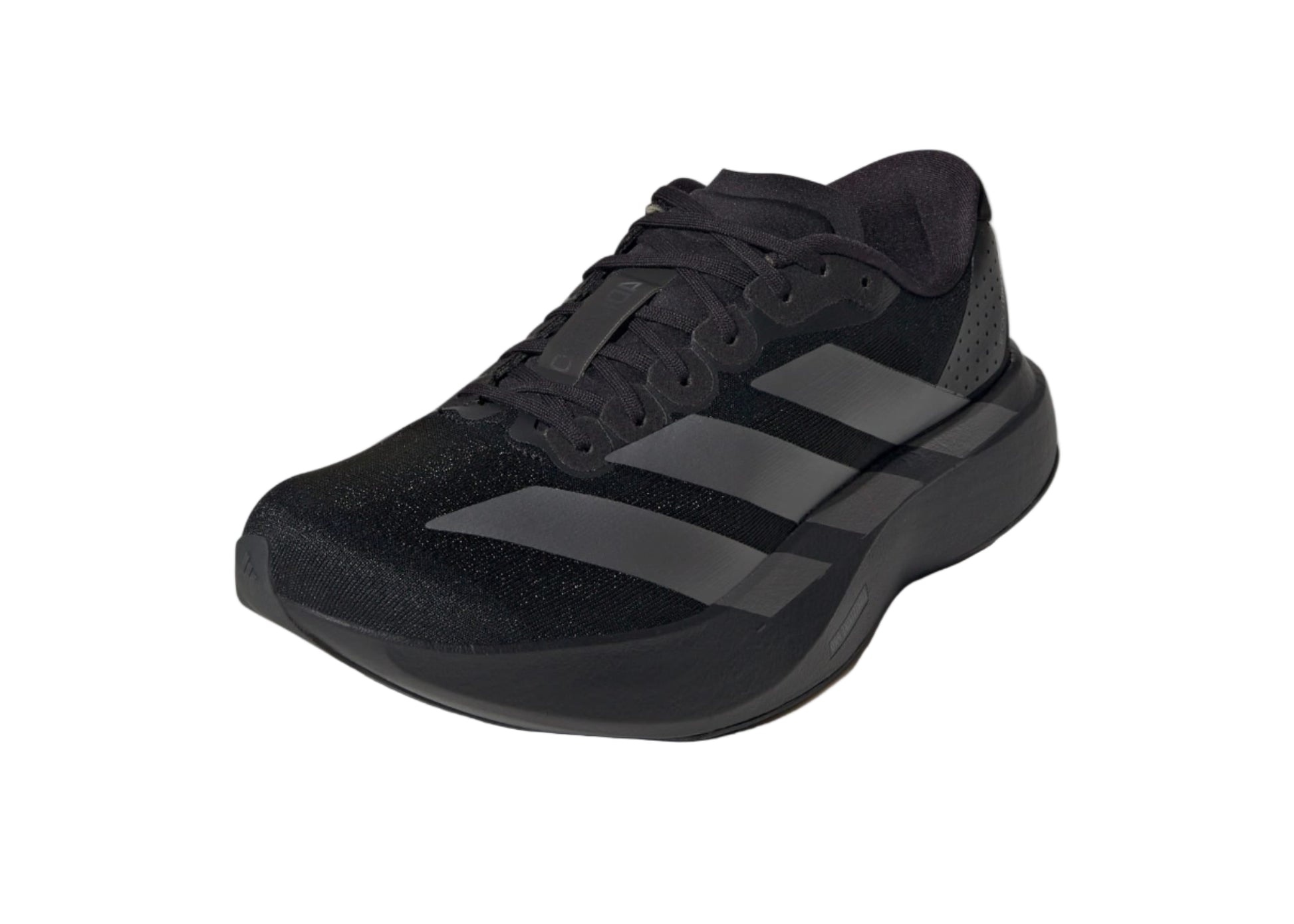 Adidas Adizero Evo SL "Black Iron Metallic" JR4888 Front View