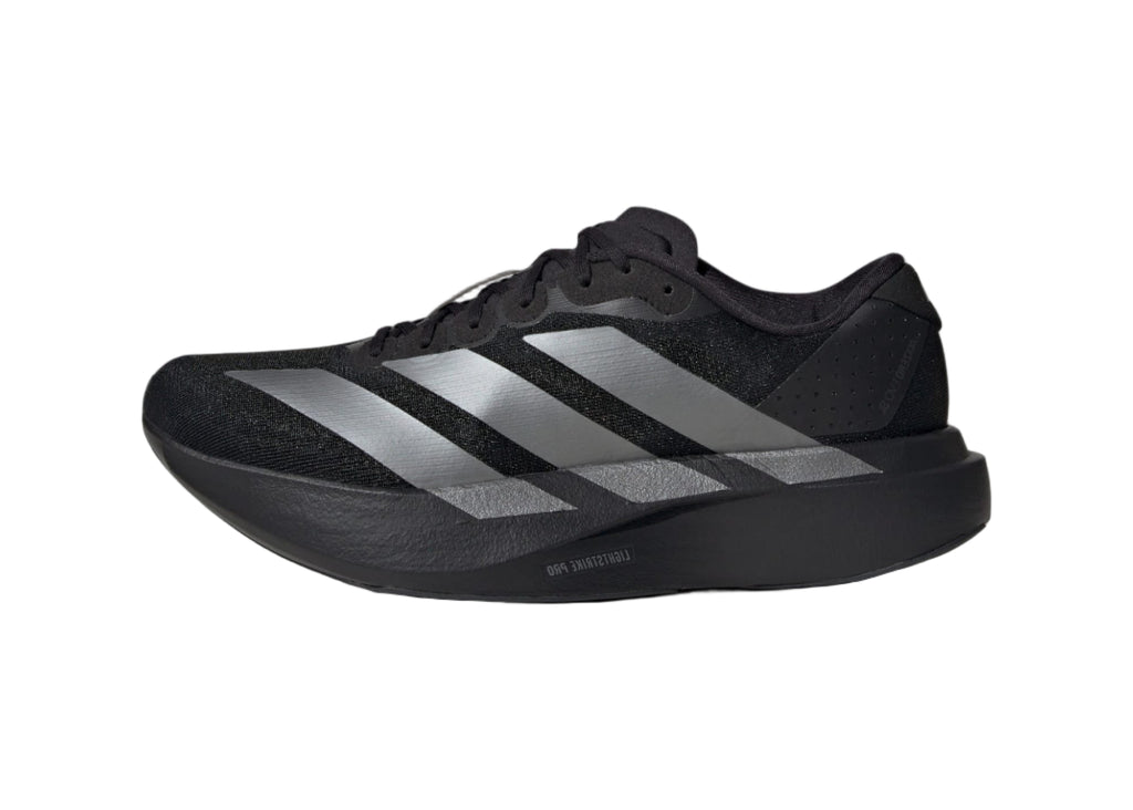 Adidas Adizero Evo SL "Black Iron Metallic" JR4888 Side View