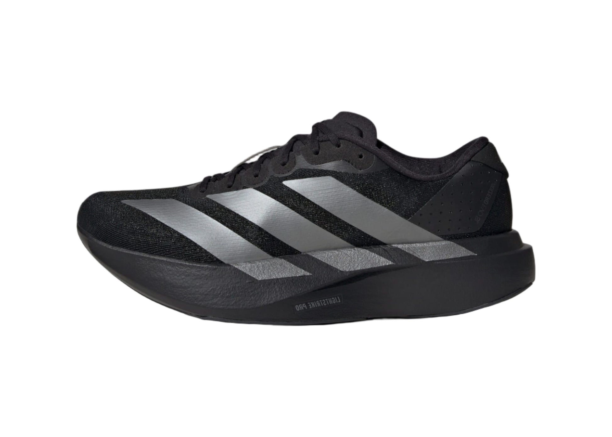 Adidas Adizero Evo SL "Black Iron Metallic" JR4888 Side View