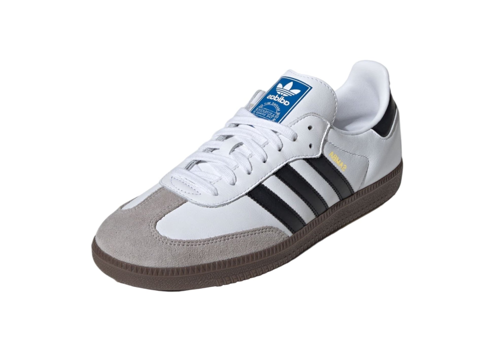 Adidas Samba OG Cloud White B75806 On Feet View