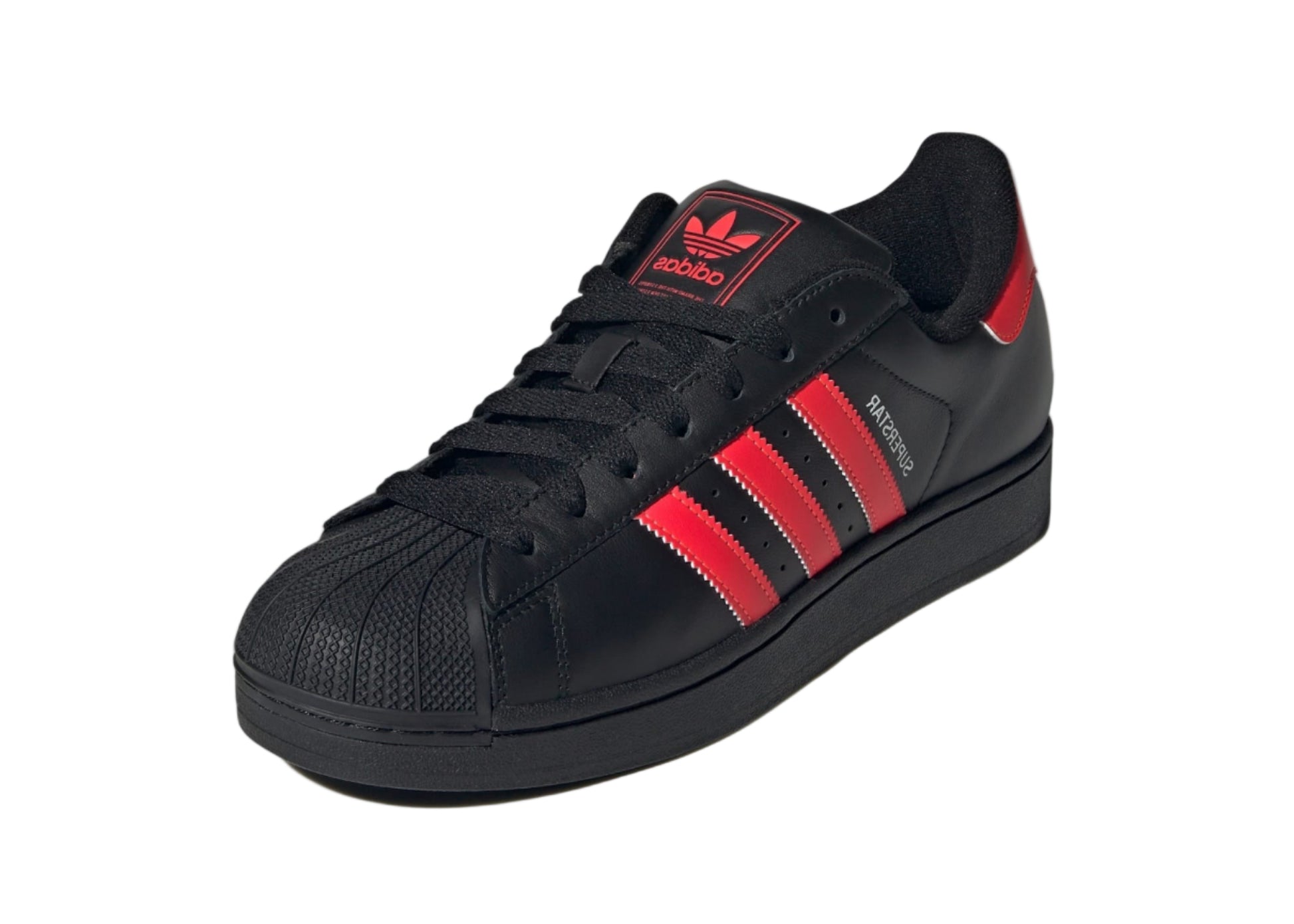 Adidas Superstar 2 “Black Lucid Red” JQ3176 Front View