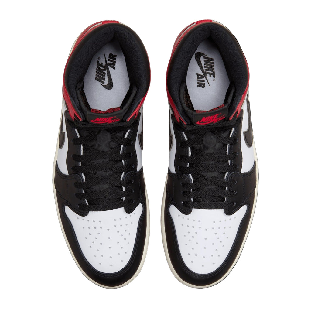 Air Jordan 1 High OG Black Toe Reimagined DZ5485-106 Top View