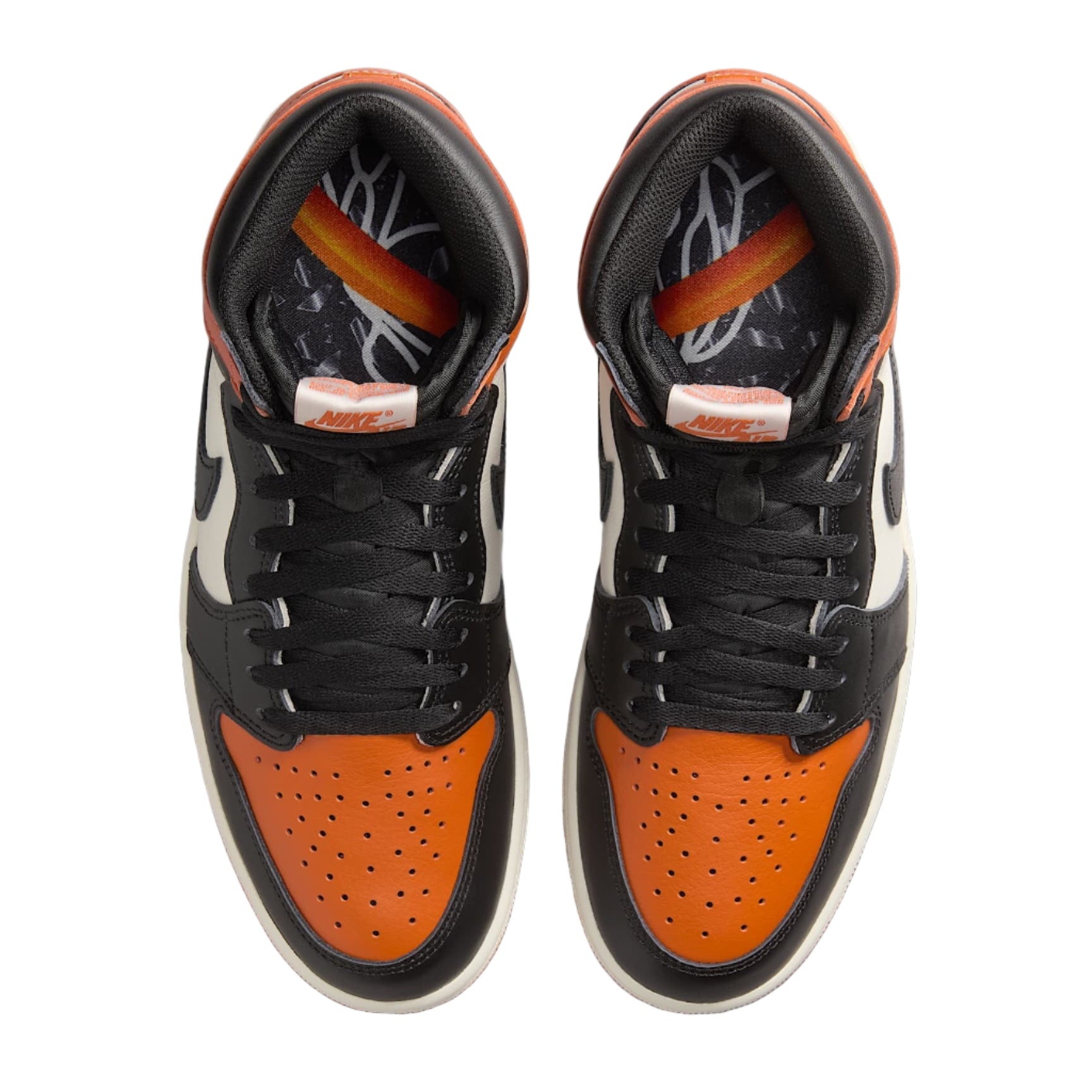 Air Jordan 1 High OG Shattered Backboard 2025 DZ5485-008 Top View