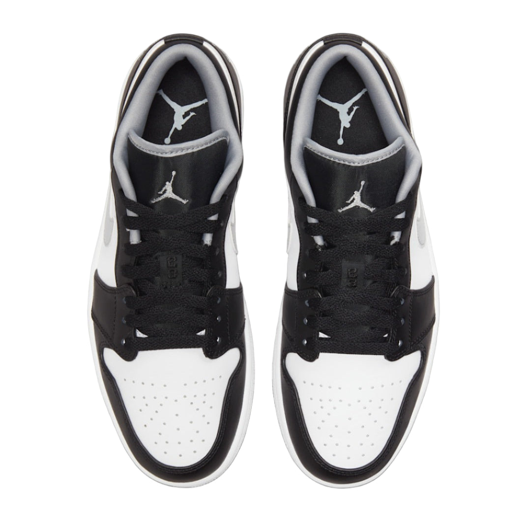Air Jordan 1 Low “Black White Grey” 553558-040 Top View